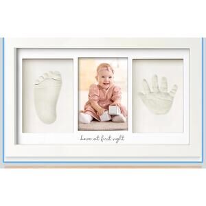 Kea Babies Duo baby handprint footprint keepsake frame